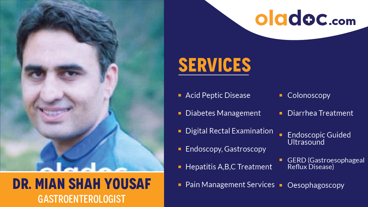 Services provided by Dr.Mian Shah Yousaf